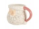 Keramický hrnek Santa Claus s růžovým ouškem - 16*11*10 cm / 550 ml Clayre & Eef