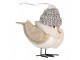 Decoration Bird 6x6x14 Cm White Synthetic - 11*7*12 cm Clayre & Eef