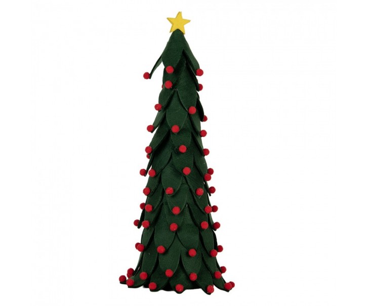 Decoration Christmas Tree ? 15x45 Cm Green Synthetic - ? 15*45 cm Clayre & Eef
