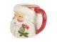 Keramický hrnek Santa Claus s červenou čepicí - 16*12*11 cm / 550ml Clayre & Eef