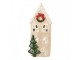 Tealight Holder House 9x8x20 Cm Beige Ceramic - 9*8*20 cm Clayre & Eef