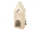 Tealight Holder House 9x8x20 Cm Beige Ceramic - 9*8*20 cm Clayre & Eef