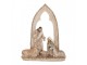 Béžová antik vánoční dekorace betlém - 18*7*22 cm Clayre & Eef
