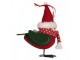 Decoration Bird 6x6x14 Cm Red Synthetic - 11*7*12 cm Clayre & Eef