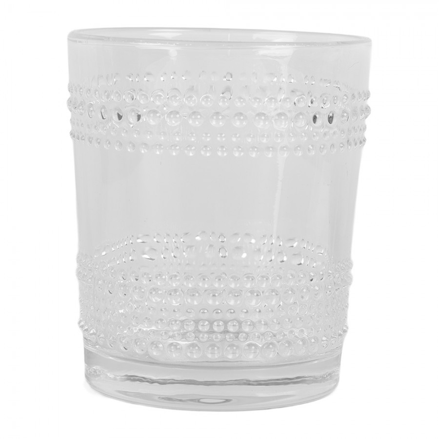 Transparentní sklenička na vodu - Ø 9*10 cm / 300 ml
