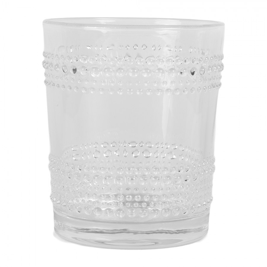 Transparentní sklenička na vodu - Ø 9*10 cm / 300 ml