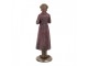 Dekorace figurka opice v plášti se šálkem v ruce - 9*8*28 cm Clayre & Eef