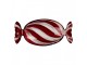 Decorative Bowl 23x11x4 Cm Red Glass - 23.0 cm Clayre & Eef