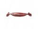 Decorative Bowl 23x11x4 Cm Red Glass - 23.0 cm Clayre & Eef