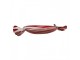 Decorative Bowl 23x11x4 Cm Red Glass - 23.0 cm Clayre & Eef