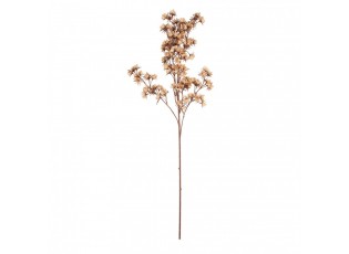 Dekorace umělá větvička s jemnými růžovými květy - 10*10*86 cm