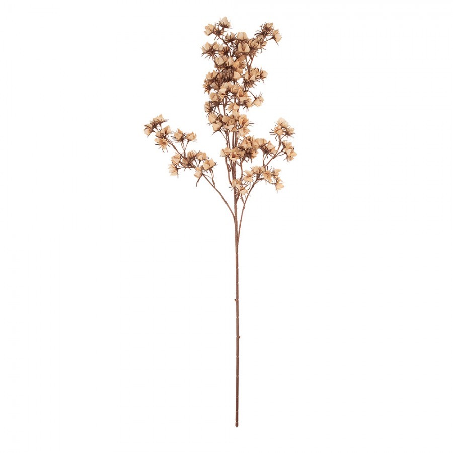 Dekorace umělá větvička s jemnými růžovými květy - 10*10*86 cm Clayre & Eef Dekorace umělá větvička s jemnými růžovými květy - 10*10*86 cm Clayre & Eef