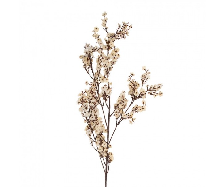 Dekorace umělá větvička s jemnými bílými květy - 10*8*104 cm Clayre & Eef