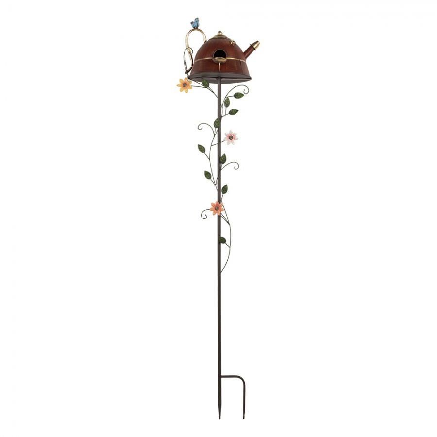 Garden Stake 27x24x147 Cm Red Metal - 27*24*147 cm