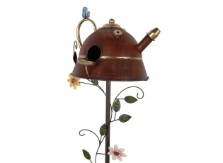 Garden Stake 27x24x147 Cm Red Metal - 27*24*147 cm