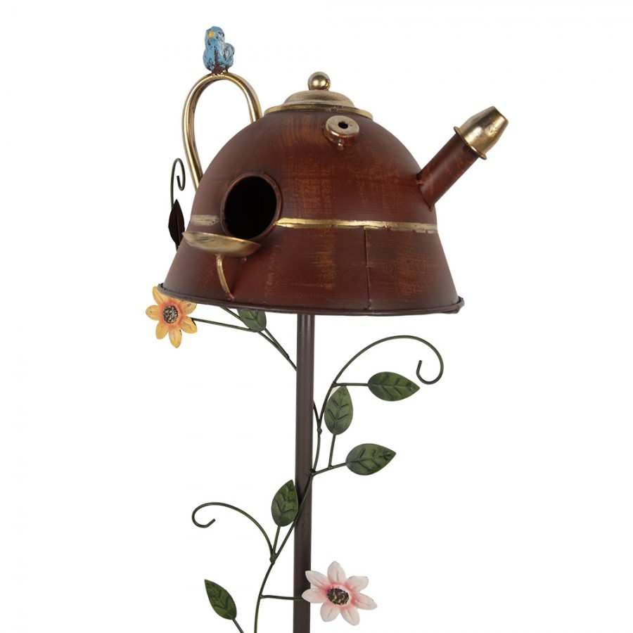Garden Stake 27x24x147 Cm Red Metal - 27*24*147 cm