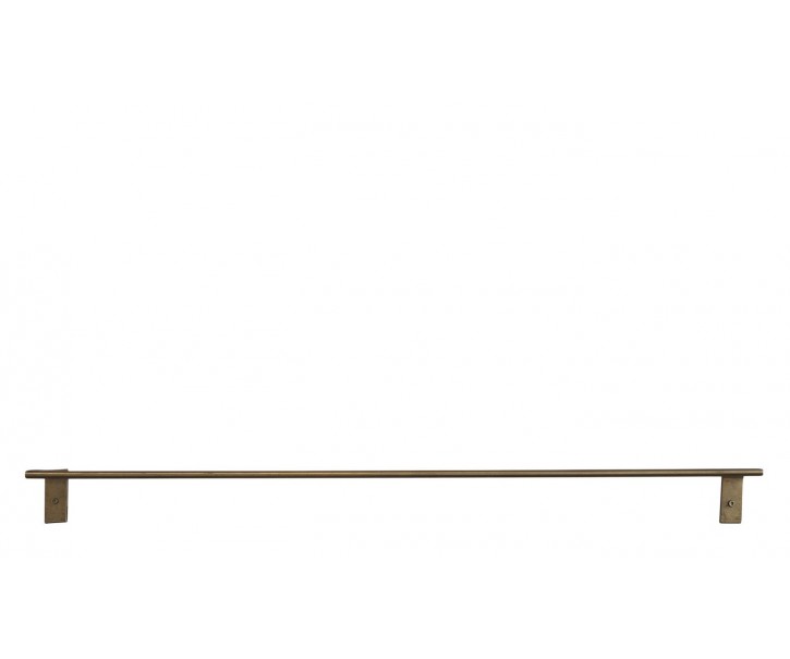 Bronzová antik nástěnná závěsná polička Simon - 44*7,5*6,5cm Chic Antique