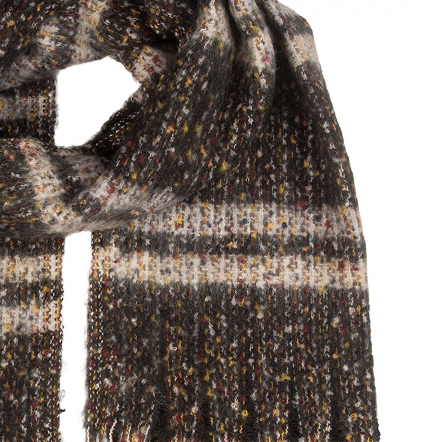 Winter Scarf Women 50x210 Cm Grey Textile - 50*210 cm Clayre & Eef Winter Scarf Women 50x210 Cm Grey Textile - 50*210 cm Clayre & Eef
