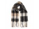 Winter Scarf Women 50x210 Cm Black Textile - 50*210 cm Clayre & Eef