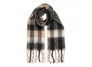 Winter Scarf Women 50x210 Cm Black Textile - 50*210 cm