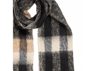 Winter Scarf Women 50x210 Cm Black Textile - 50*210 cm