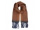 Winter Scarf Women 38x190 Cm Brown Textile - 38*190 cm Clayre & Eef