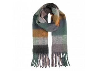 Winter Scarf Women 38x200 Cm Grey Textile - 38*200 cm