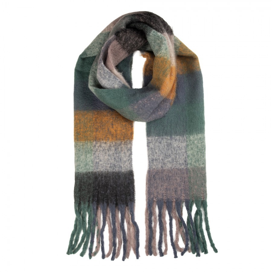 Winter Scarf Women 38x200 Cm Grey Textile - 38*200 cm
