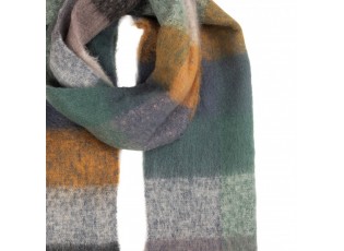 Winter Scarf Women 38x200 Cm Grey Textile - 38*200 cm