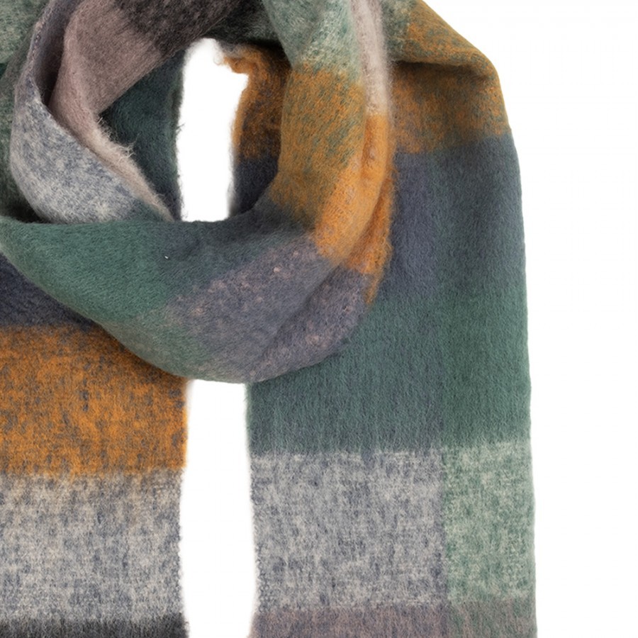 Winter Scarf Women 38x200 Cm Grey Textile - 38*200 cm Clayre & Eef Winter Scarf Women 38x200 Cm Grey Textile - 38*200 cm Clayre & Eef