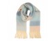 Winter Scarf Women 40x180 Cm Blue Textile - 40*180 cm Clayre & Eef