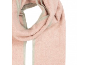 Winter Scarf Women 38x190 Cm Pink Textile - 38*190 cm