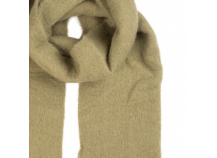 Winter Scarf Women 40x190 Cm Green Textile - 40*190 cm
