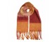 Winter Scarf Women 50x210 Cm Red Textile - 50*210 cm Clayre & Eef