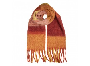 Winter Scarf Women 50x210 Cm Red Textile - 50*210 cm