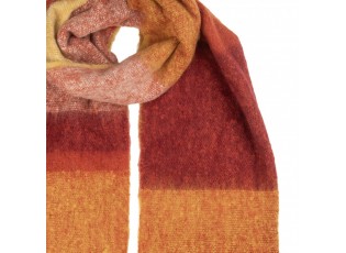 Winter Scarf Women 50x210 Cm Red Textile - 50*210 cm