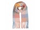 Winter Scarf Women 38x200 Cm Pink Textile - 38*200 cm Clayre & Eef
