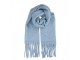 Winter Scarf Women 40x190 Cm Blue Textile - 40*190 cm Clayre & Eef