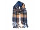 Winter Scarf Women 50x210 Cm Blue Textile - 50*210 cm Clayre & Eef