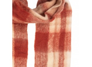 Winter Scarf Women 50x210 Cm Red Textile - 50*210 cm