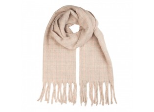 Winter Scarf Women 50x210 Cm Pink Textile - 50*210 cm