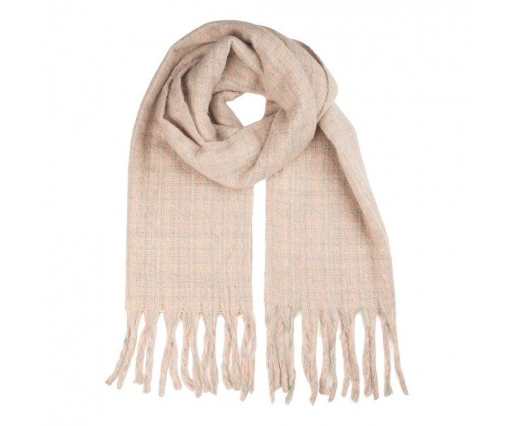 Winter Scarf Women 50x210 Cm Pink Textile - 50*210 cm Clayre & Eef