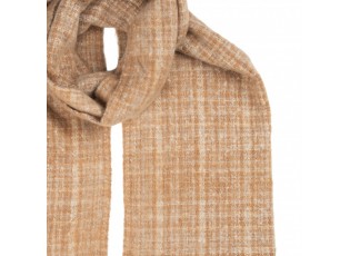 Winter Scarf Women 50x210 Cm Brown Textile - 50*210 cm