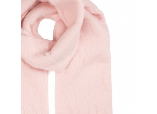 Winter Scarf Women 40x190 Cm Pink Textile - 40*190 cm