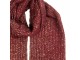 Winter Scarf Women 50x210 Cm Red Textile - 50*210 cm Clayre & Eef