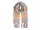 Winter Scarf Women 50x210 Cm Blue Textile - 50*210 cm Clayre & Eef
