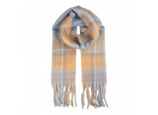 Winter Scarf Women 50x210 Cm Blue Textile - 50*210 cm