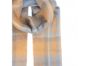 Winter Scarf Women 50x210 Cm Blue Textile - 50*210 cm