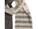 Winter Scarf Women 50x180 Cm Grey Textile - 50*180 cm Clayre & Eef