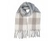 Winter Scarf Women 50x210 Cm Grey Textile - 50*210 cm Clayre & Eef